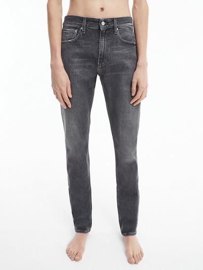 Calvin Klein Ruhák HU536763 | Calvin Klein Slim Tapered Férfi Farmernadrág Fekete